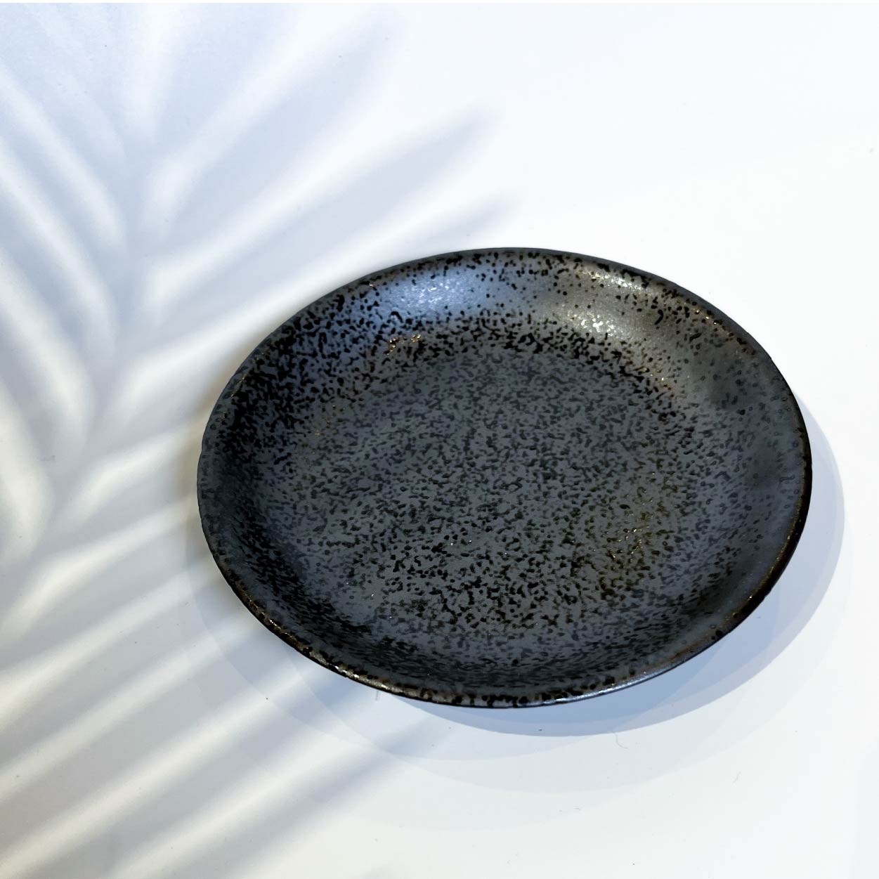 墨月陶瓷圓盤 | 黑 | 14cm 陶瓷 圓盤