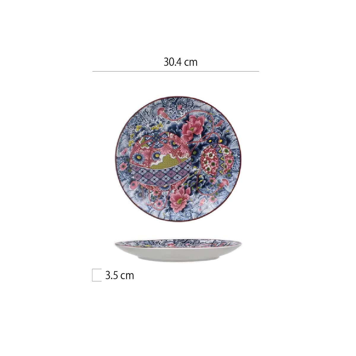 日本懷石料理盤 | 2款 | 30.4cm 陶瓷 大圓盤 - 好生活實驗所
