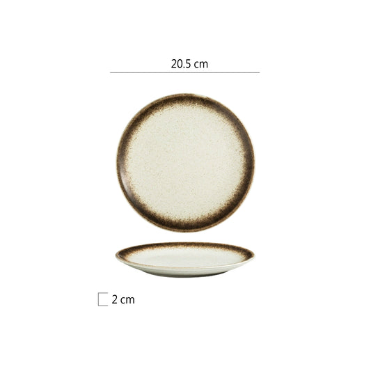 8吋陶瓷圓淺盤 | 4色 | 20.5 cm 陶瓷 圓淺盤