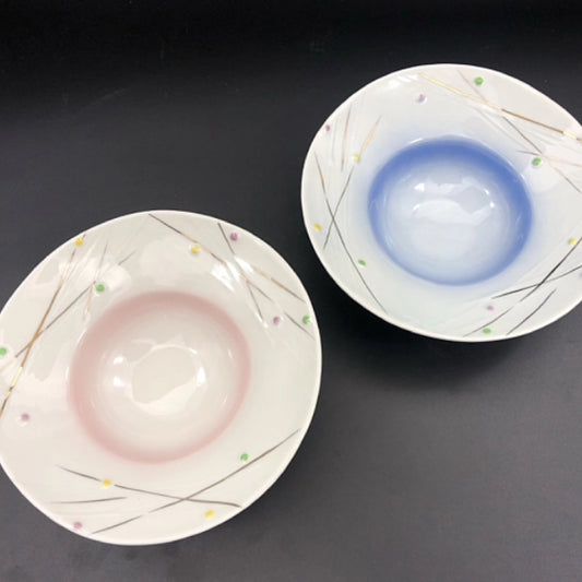 日式線彩藍草帽盤 | 藍色 | 15 cm 陶瓷 草帽盤