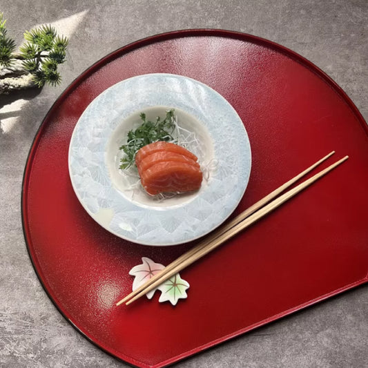 陶瓷扇結晶草帽盤 | 結晶藍 | 17cm 陶瓷 草帽盤