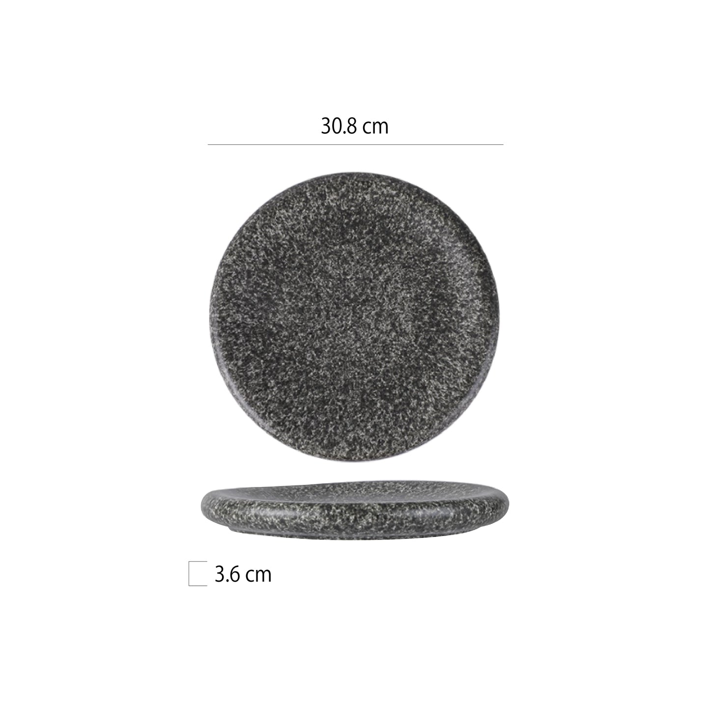 鼓型圓盤 | 2色 | 25.4~30.8 cm 陶瓷 圓盤
