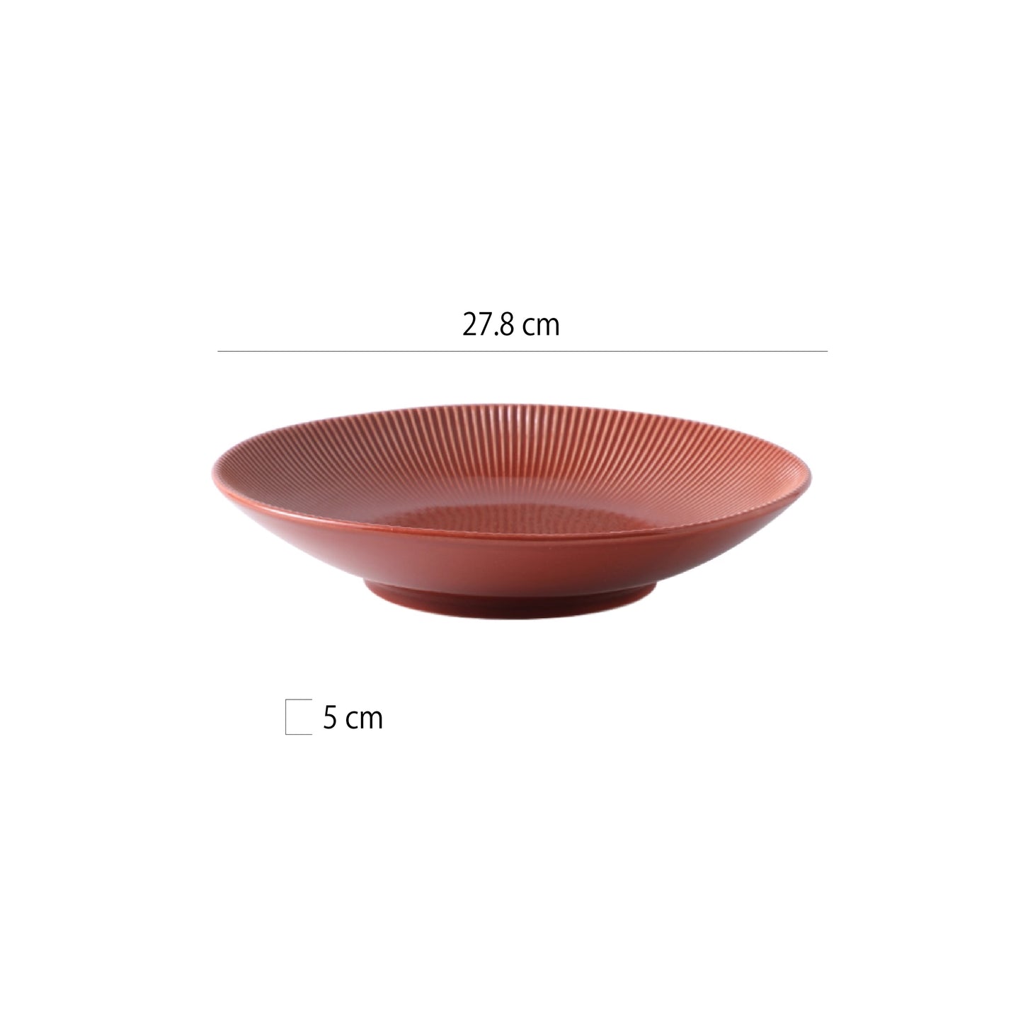 日式條紋斗笠盤 | 3色 | 直徑 18~27.8 cm 陶瓷 盤