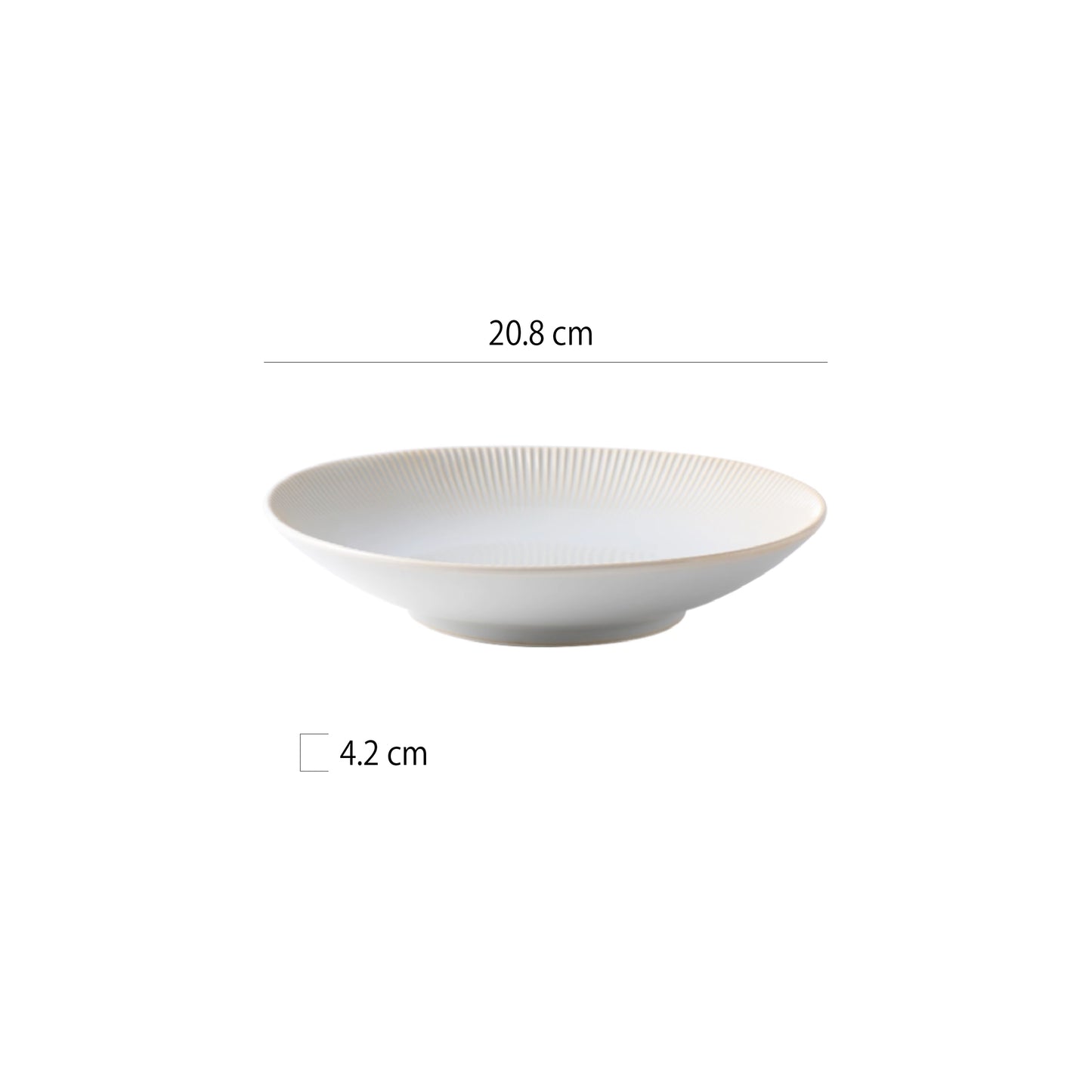 日式條紋斗笠盤 | 3色 | 直徑 18~27.8 cm 陶瓷 盤