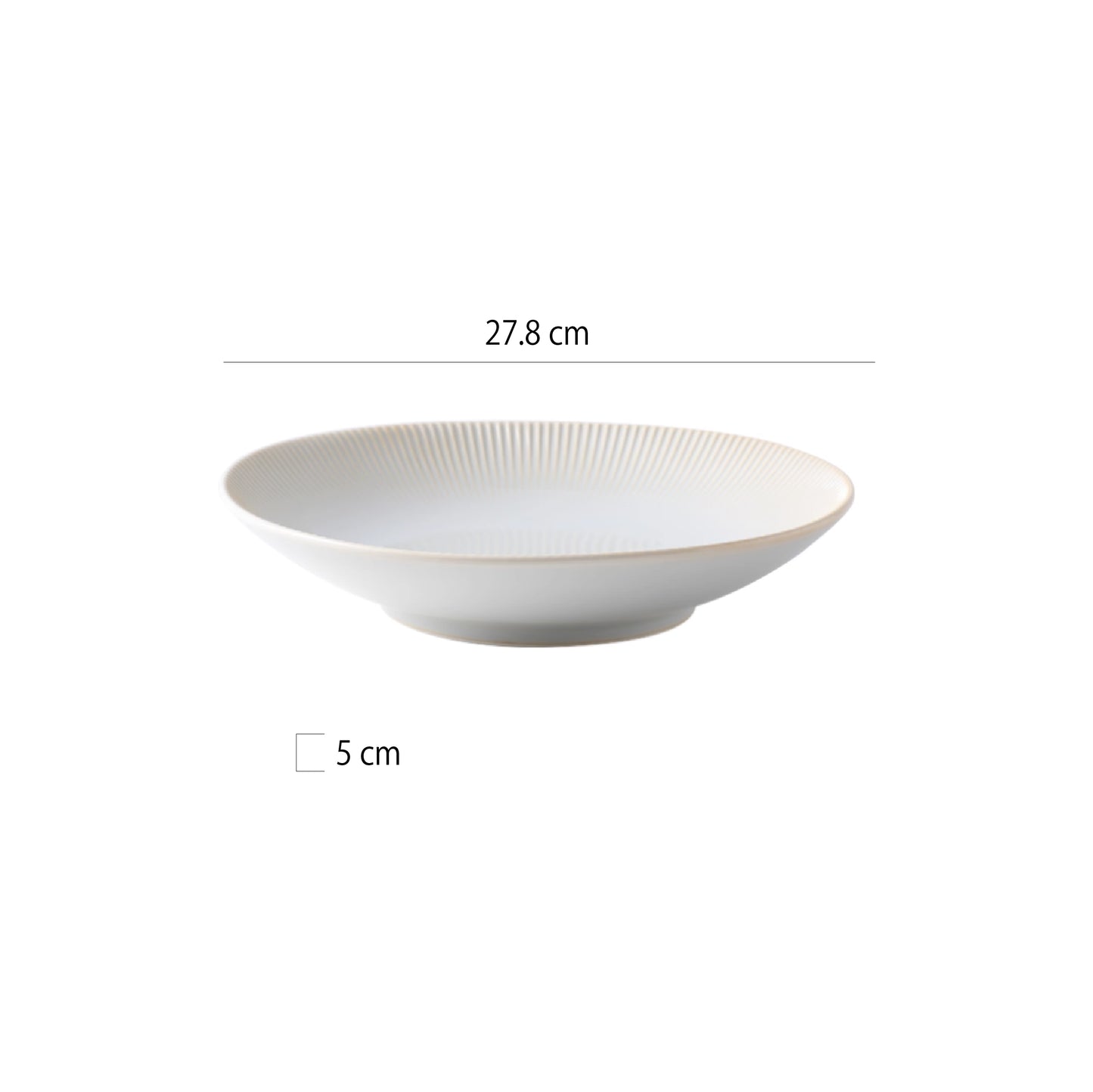 日式條紋斗笠盤 | 3色 | 直徑 18~27.8 cm 陶瓷 盤