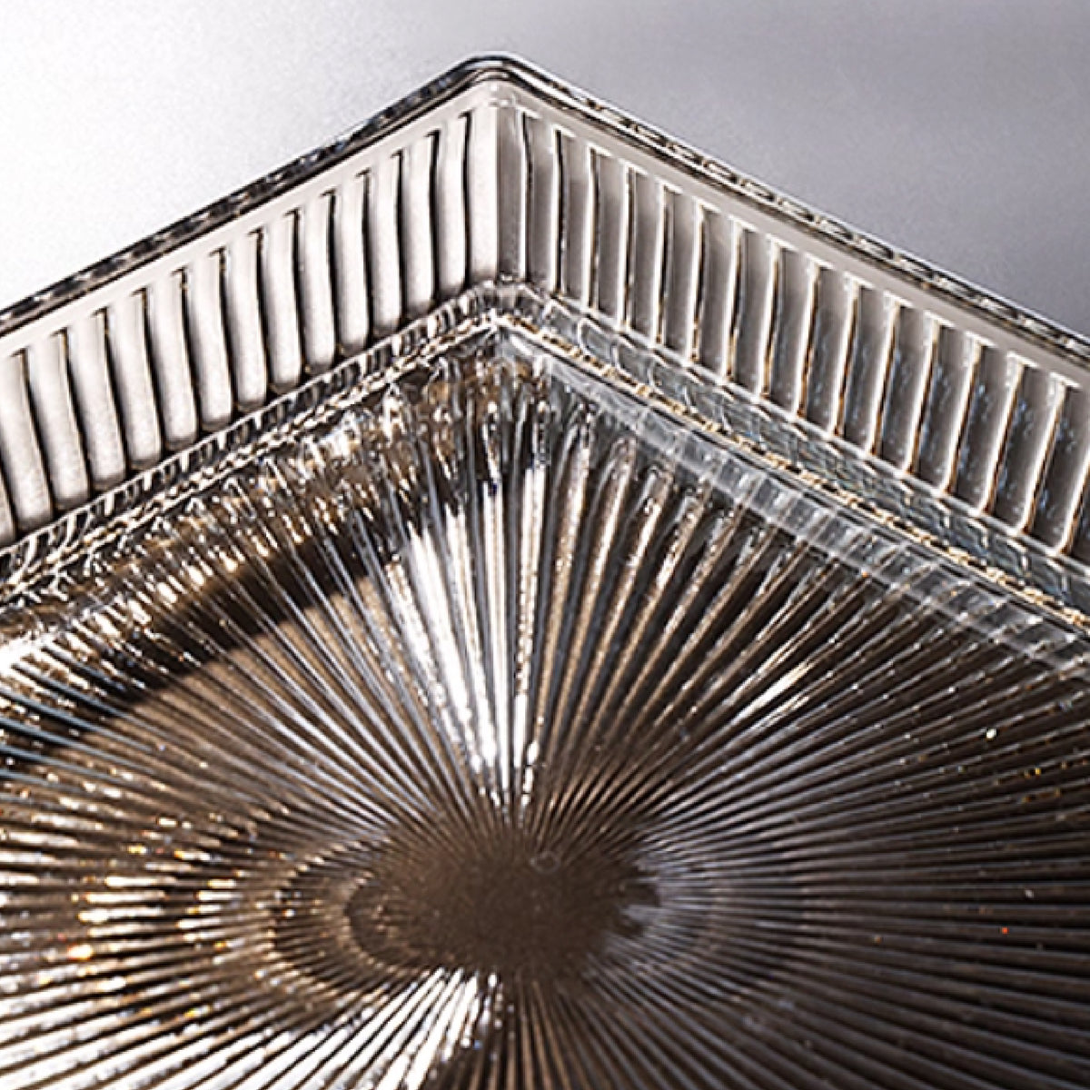 條紋玻璃方盤 | 3色 | 直徑 26.3 cm 玻璃 正方盤 - 好生活實驗所