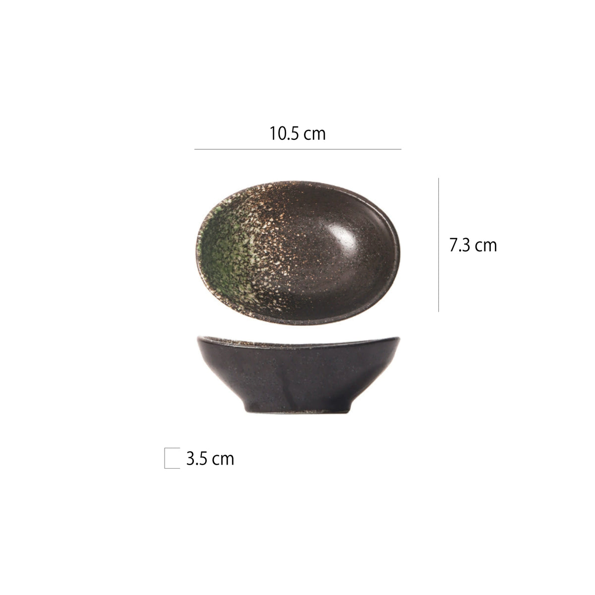 蛋型陶瓷小菜碟 | 6色 | 長 10.5 cm 陶瓷 蛋型碟 - 好生活實驗所