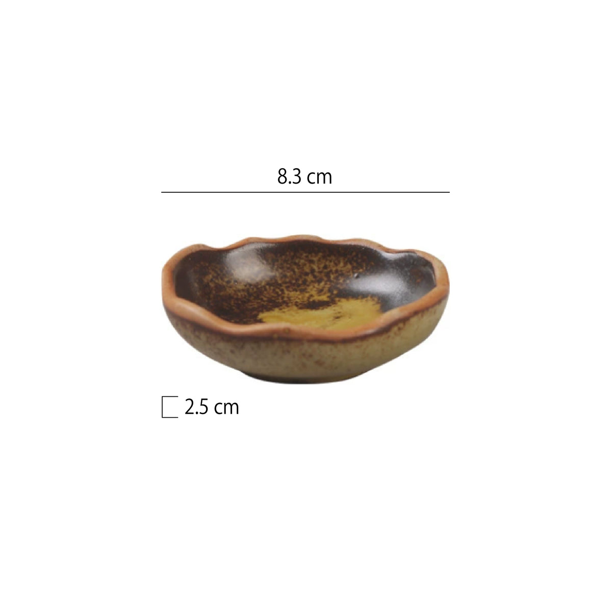 3.3吋不規則邊小碟 | 8色 | 直徑8.3 cm 陶瓷 小菜碟 - 好生活實驗所