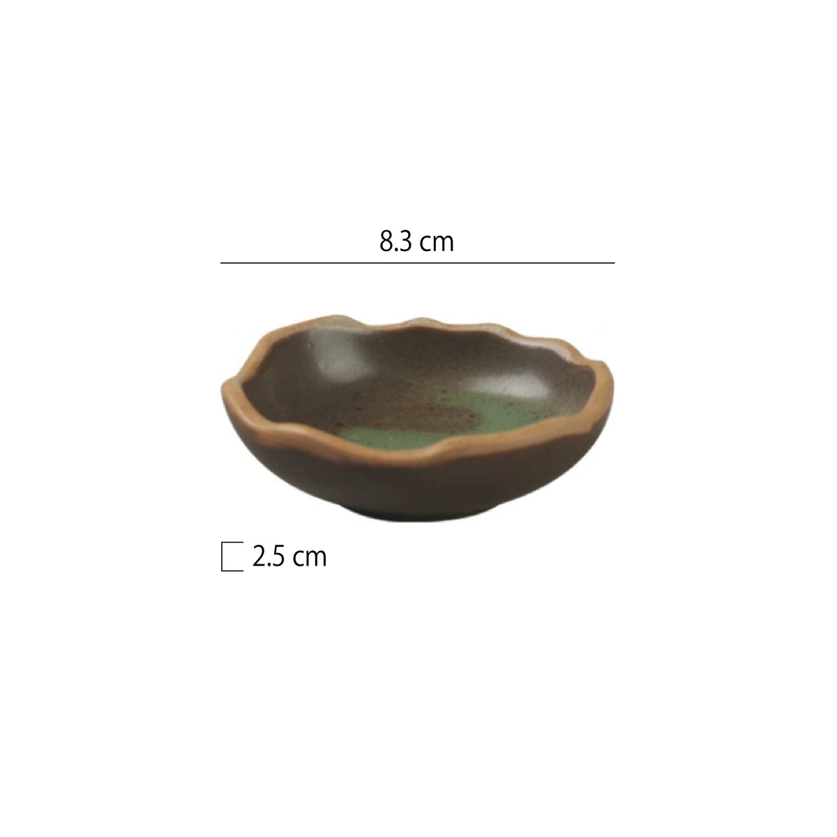 3.3吋不規則邊小碟 | 8色 | 直徑8.3 cm 陶瓷 小菜碟 - 好生活實驗所