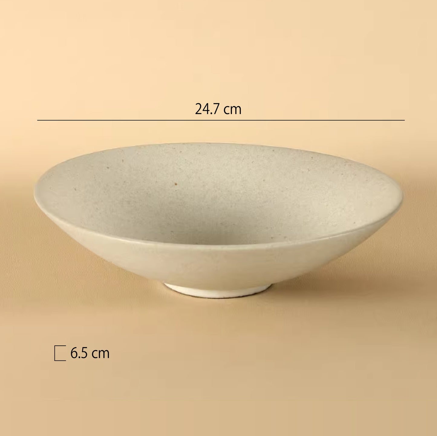 粗陶窯變釉點尖腳圓深盤 | 2色 | 直徑 16.3~24.7 cm 陶瓷 錐型圓深盤