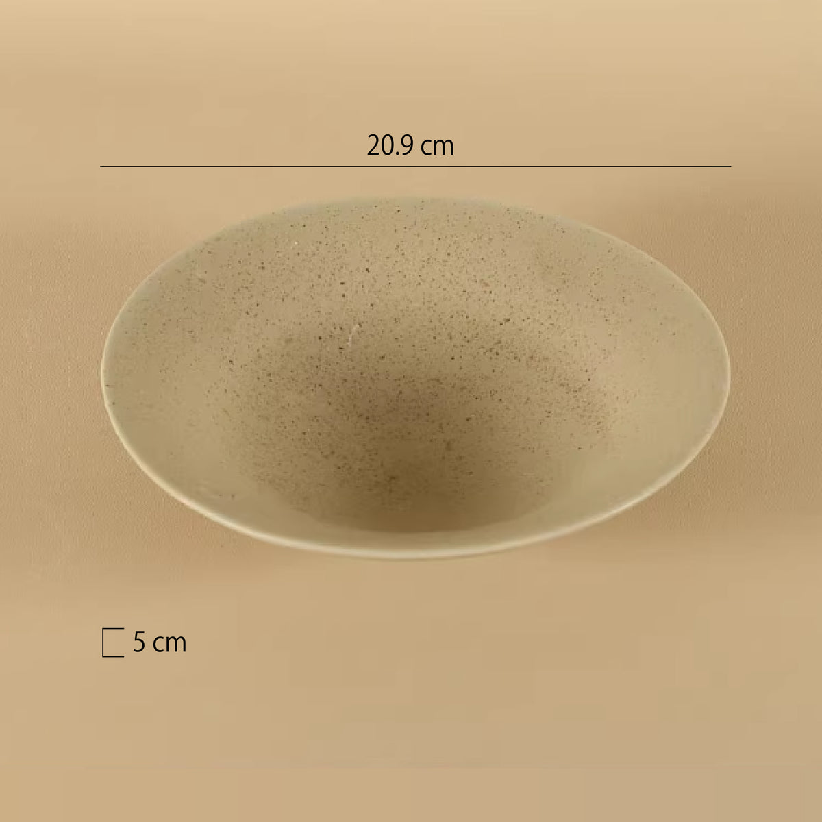 粗陶窯變釉點尖腳圓深盤 | 2色 | 直徑 16.3~24.7 cm 陶瓷 錐型圓深盤 - 好生活實驗所