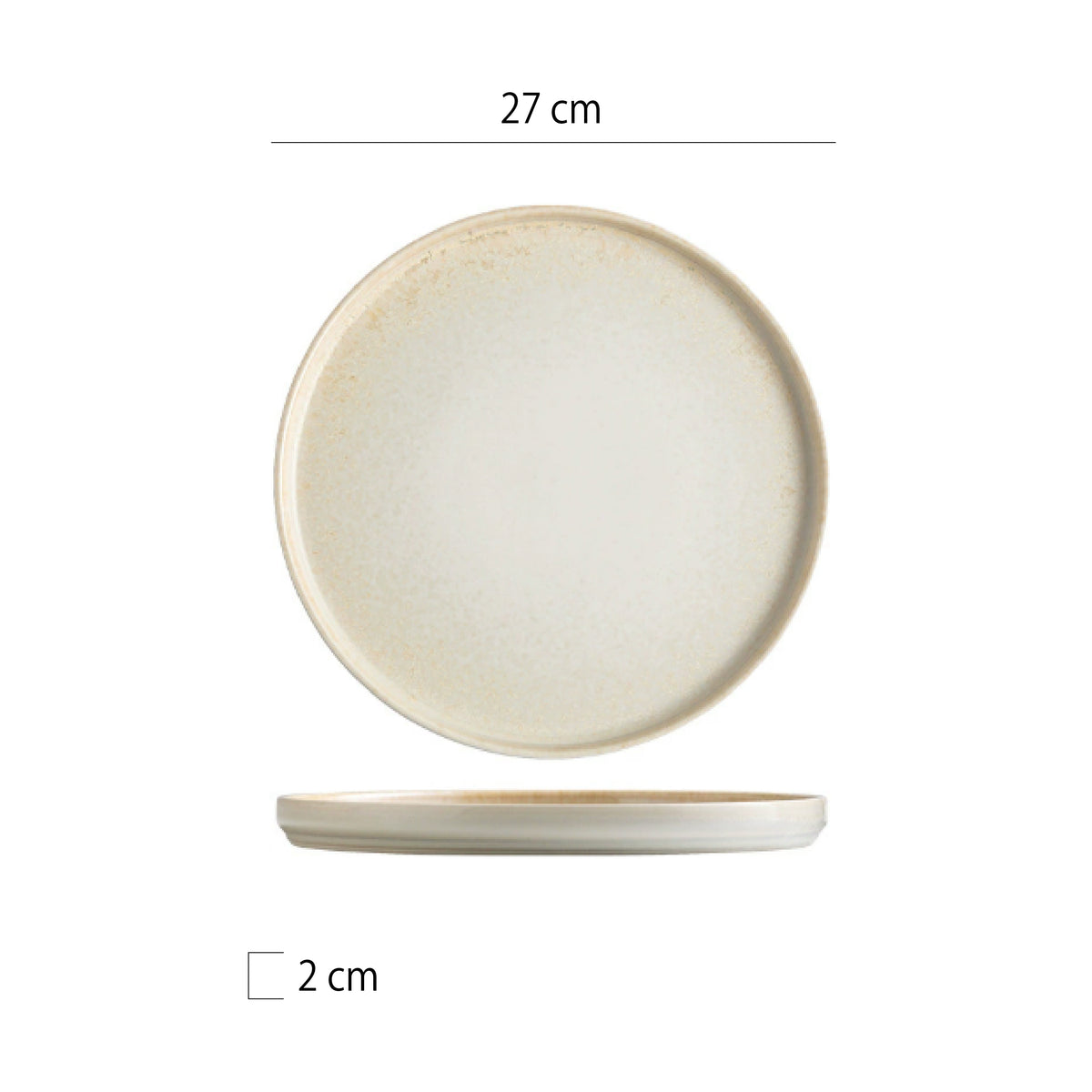 窯變立邊圓盤 | 3色 | 直徑 20.5~31.5 cm 陶瓷 立邊圓盤 - 好生活實驗所