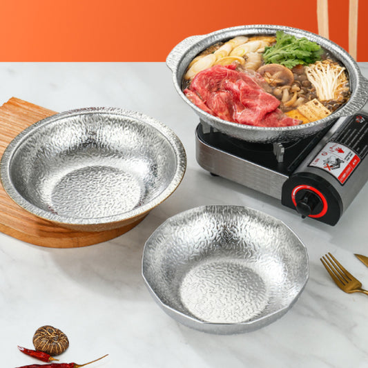 加厚304不鏽鋼日式雪花鍋 | 兩款 | 18~29 cm 不鏽鋼 鍋