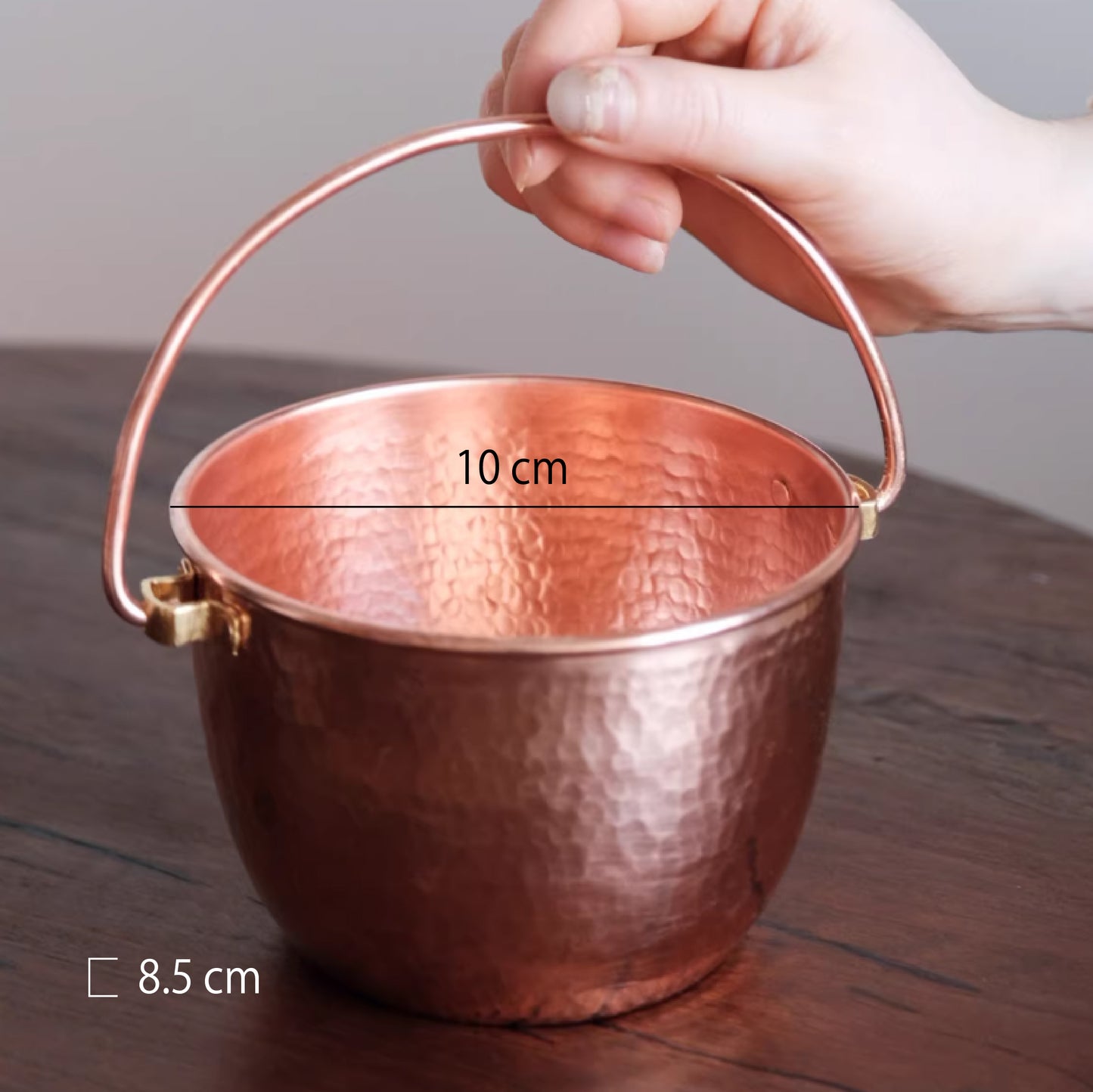 手工紫銅迷你小冰桶 | 口徑 12 cm 紫銅 小冰桶 - 好生活實驗所