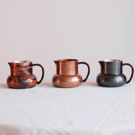 手工純銅小壺 | 3色 | 口徑 7 cm 紫銅 鍋