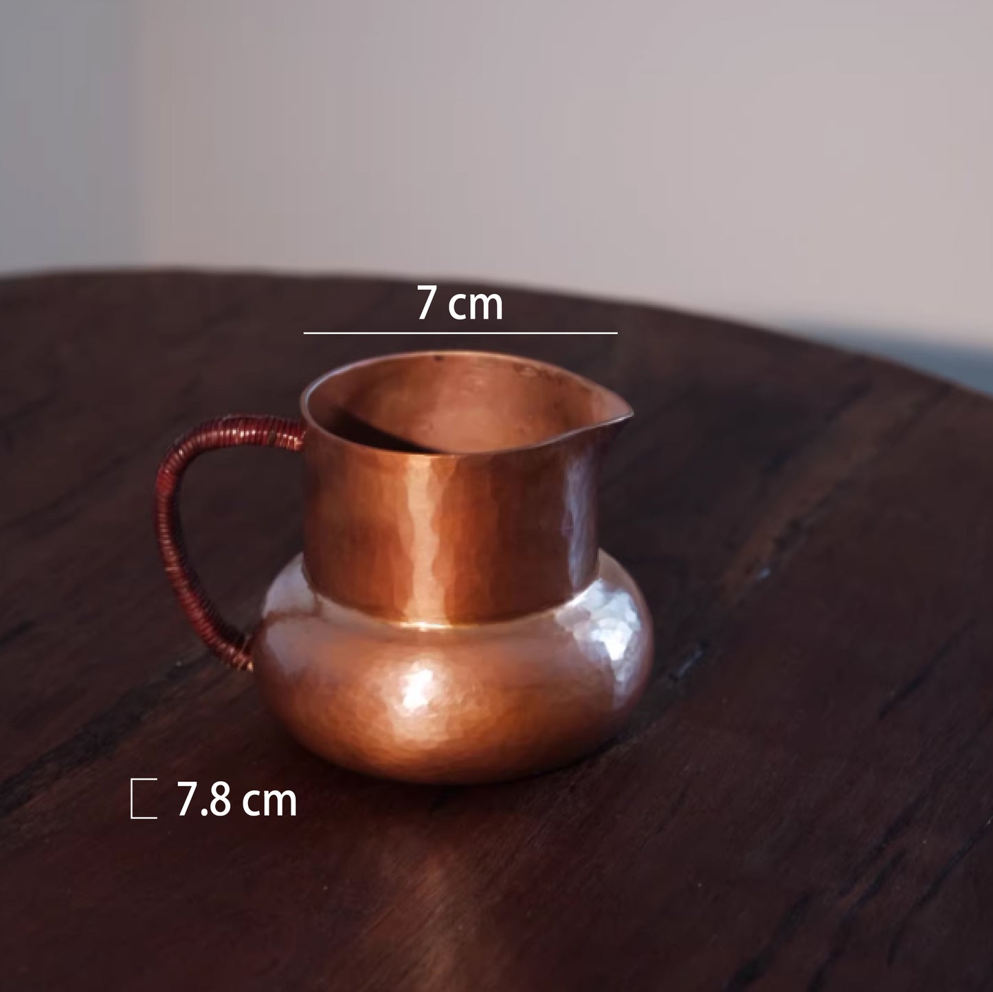 手工純銅小壺 | 3色 | 口徑 7 cm 紫銅 鍋