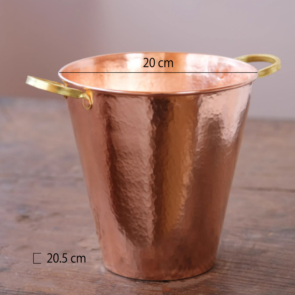 手工純銅雙耳冰桶 | 2色 | 口徑 15~20 cm 銅 冰桶