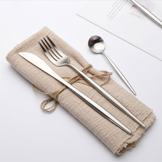 葡萄牙不鏽鋼甜點叉 | 啞光銀 | 22.5 cm 不鏽鋼 叉子