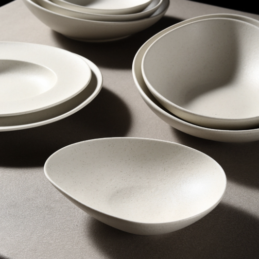 訂製品牌咖啡店餐廳餐具_原石系列_圓碗