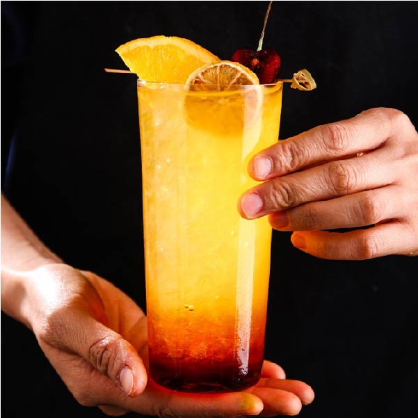 無鉛超薄玻璃杯 | 透明 | 高15.3 cm 玻璃 斜身高杯 - 好生活實驗所