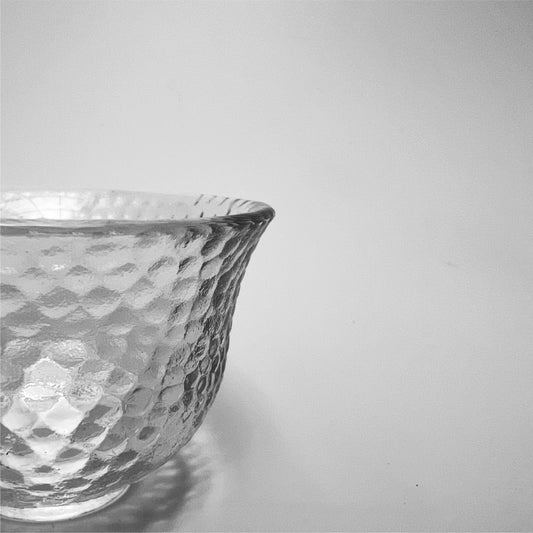 加厚玻璃小茶杯 | 寬口捶目 | 7 cm 玻璃 小杯