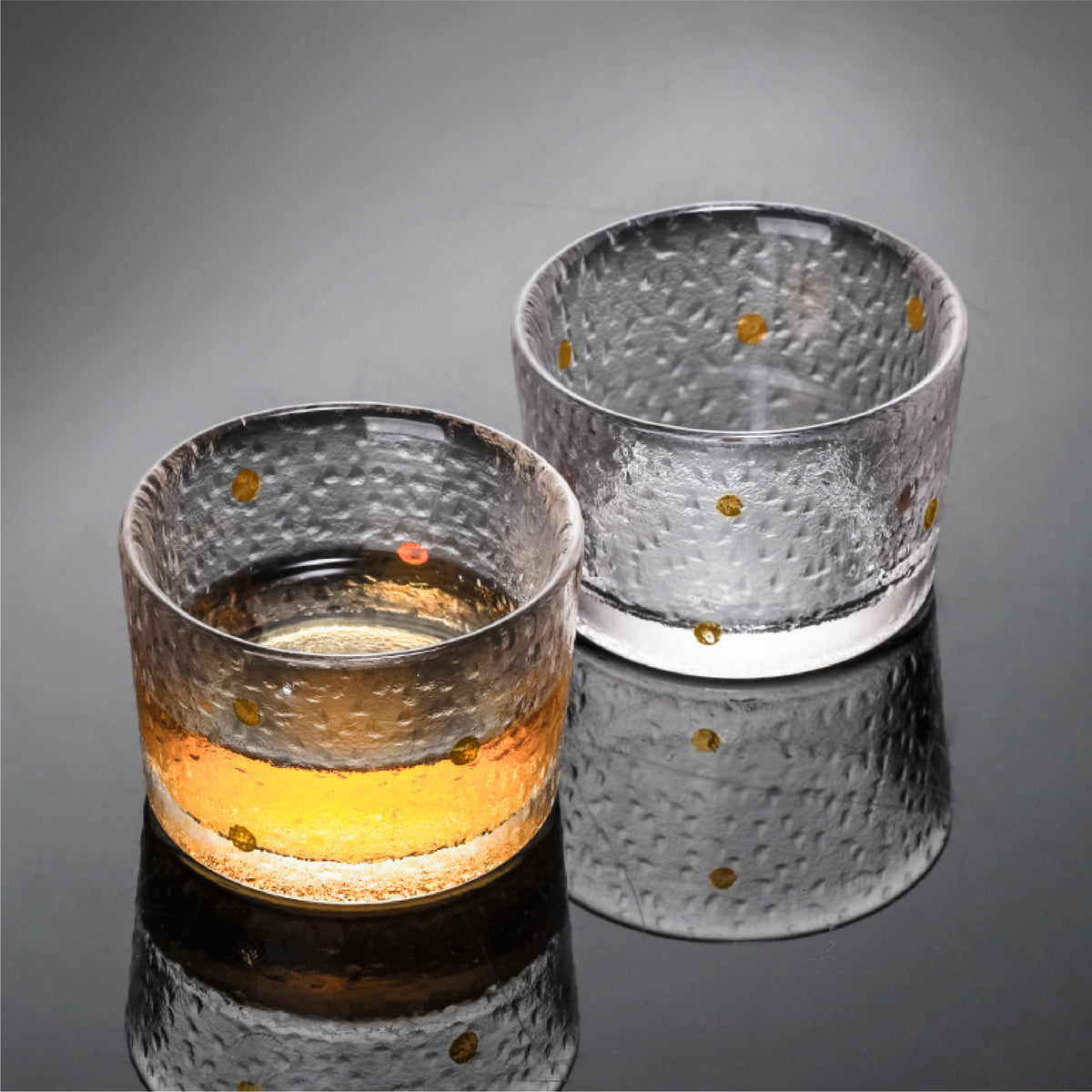 晨露杯 | 金箔 | 6 cm 玻璃 小杯 - 好生活實驗所
