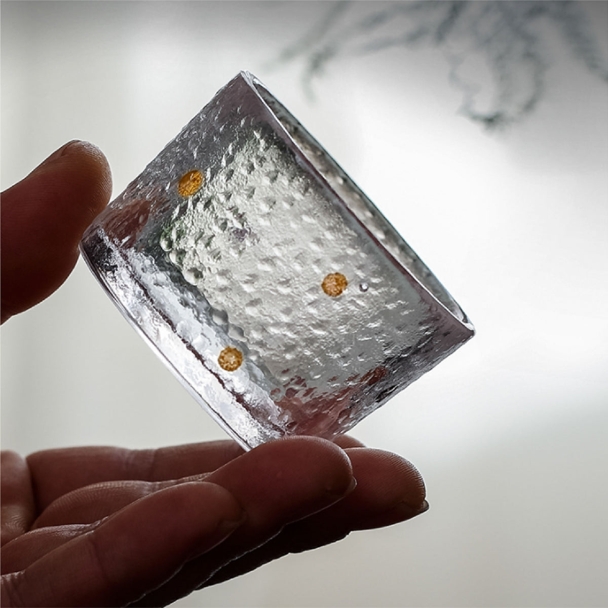 晨露杯 | 金箔 | 6 cm 玻璃 小杯 - 好生活實驗所