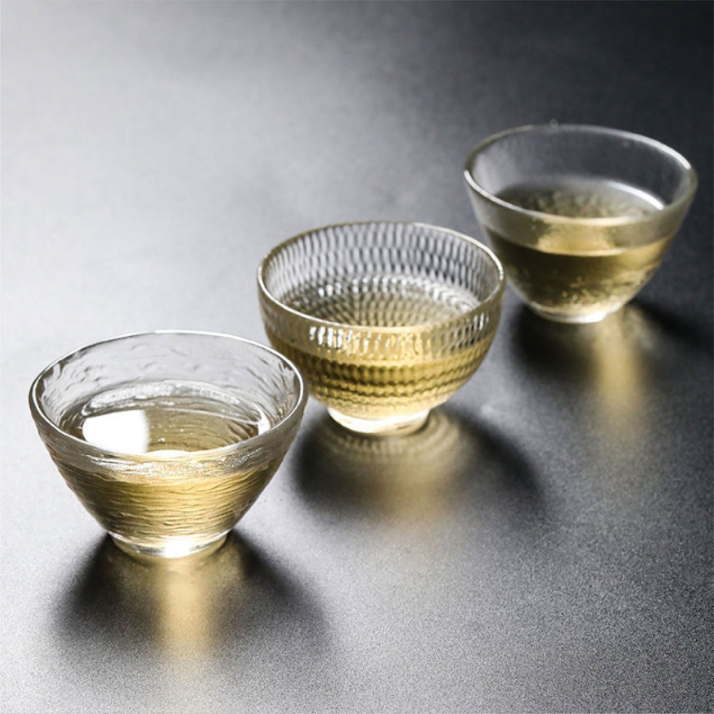 加厚玻璃茶杯 | 鑽紋 | 6.8 cm 玻璃 小杯