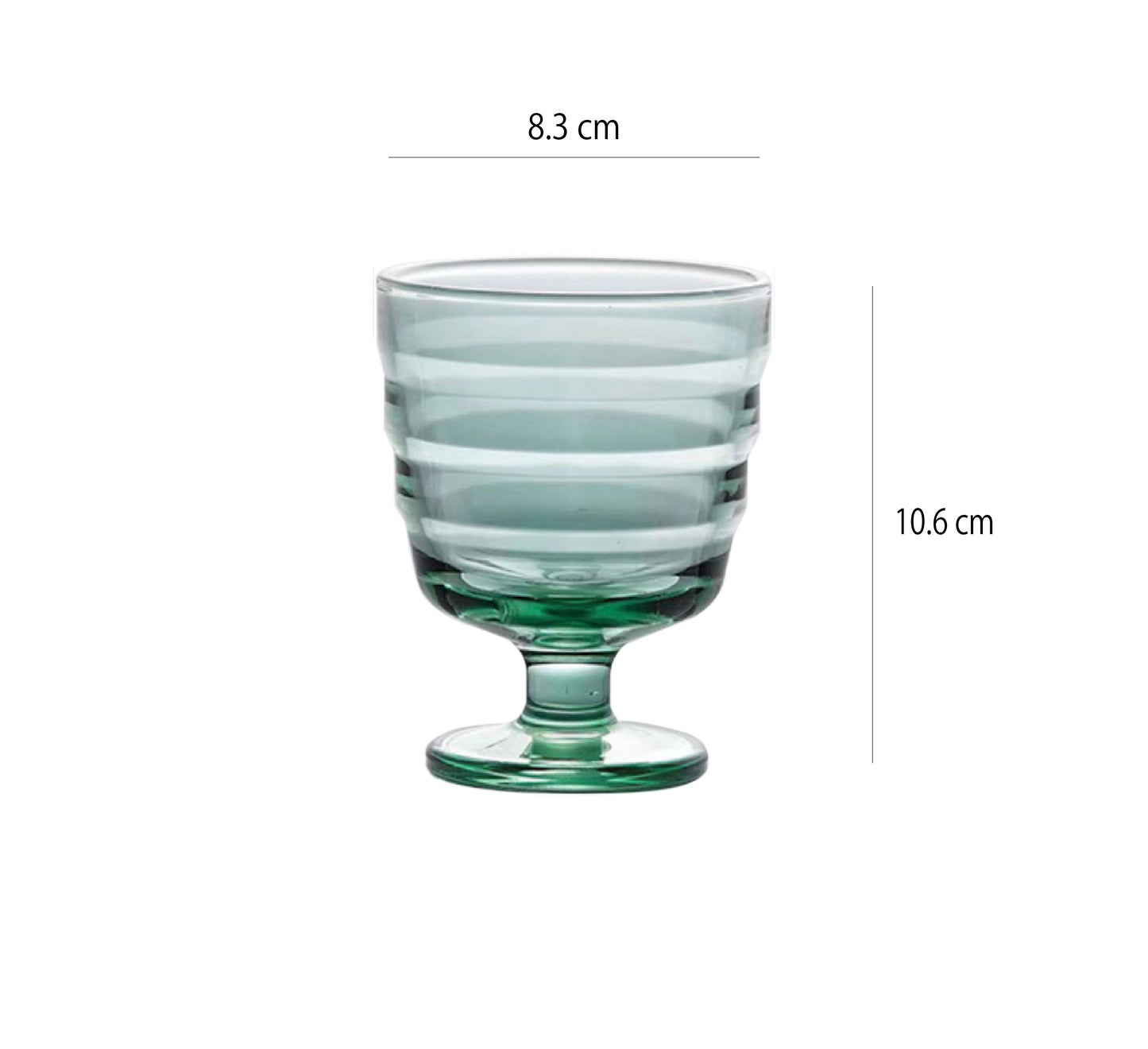 東洋佐佐木彩色萊克杯 | 綠 | 8.3 cm 玻璃 矮腳杯 - 好生活實驗所