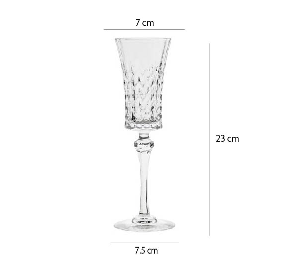 法國進口CDA酒杯 | 透明 | 高 23 cm 水晶玻璃 香檳杯 - 好生活實驗所