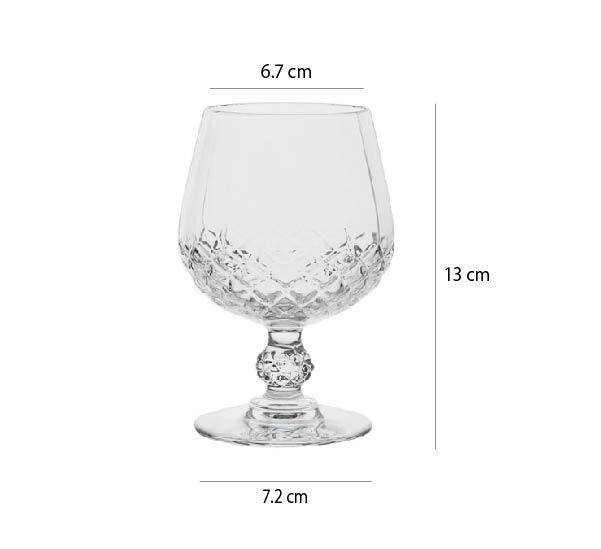 法國進口CDA酒杯 | 透明 | 高 13 cm 水晶玻璃 白蘭地杯 - 好生活實驗所