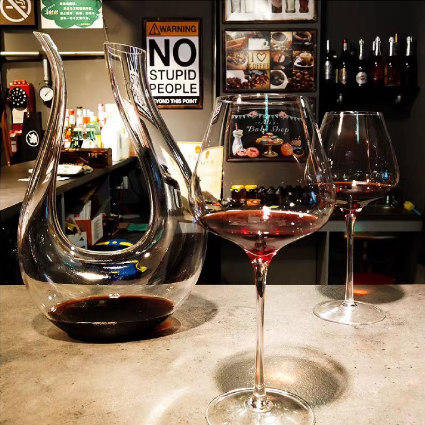 菱形勃艮第杯 | 透明 | 6.8 cm 玻璃 大葡萄酒杯