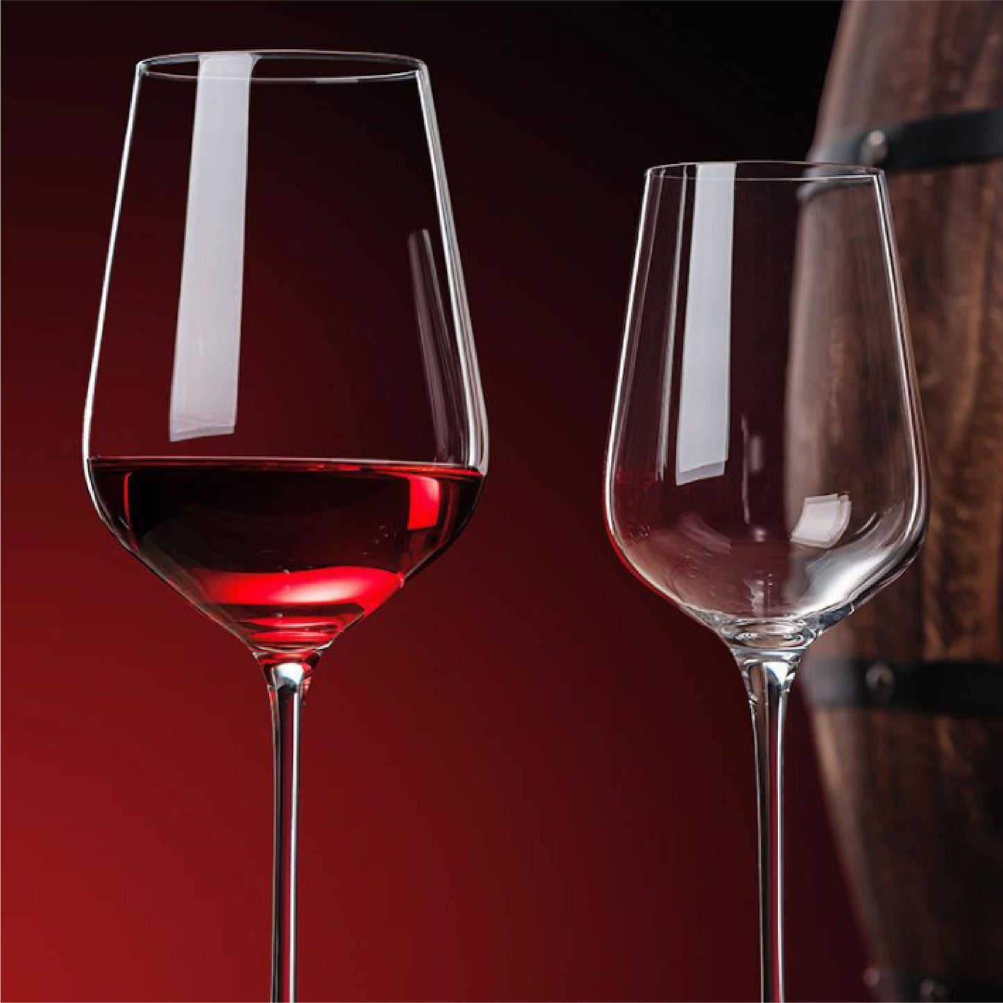 經典波爾多紅酒杯 | 透明 | 7 cm 玻璃 大葡萄酒杯 - 好生活實驗所