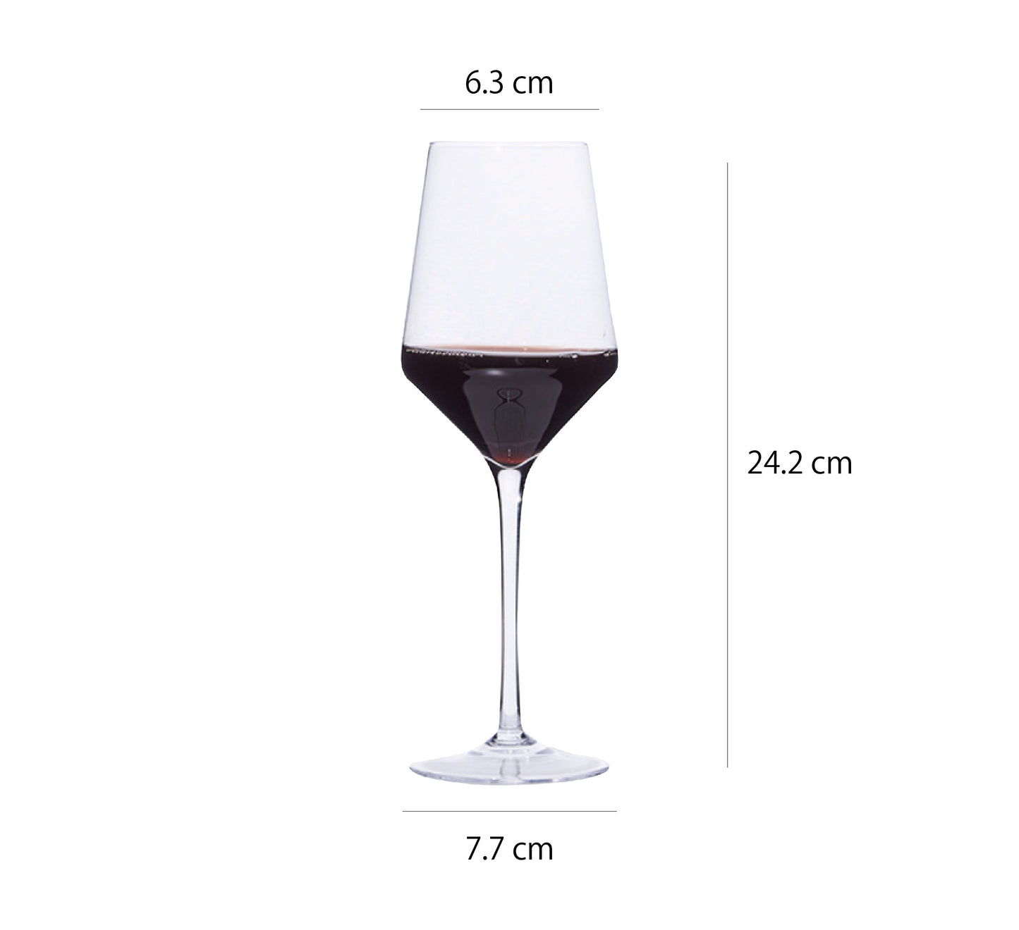 典雅紅酒杯 | 透明 | 6.3 cm 玻璃 大葡萄酒杯 - 好生活實驗所