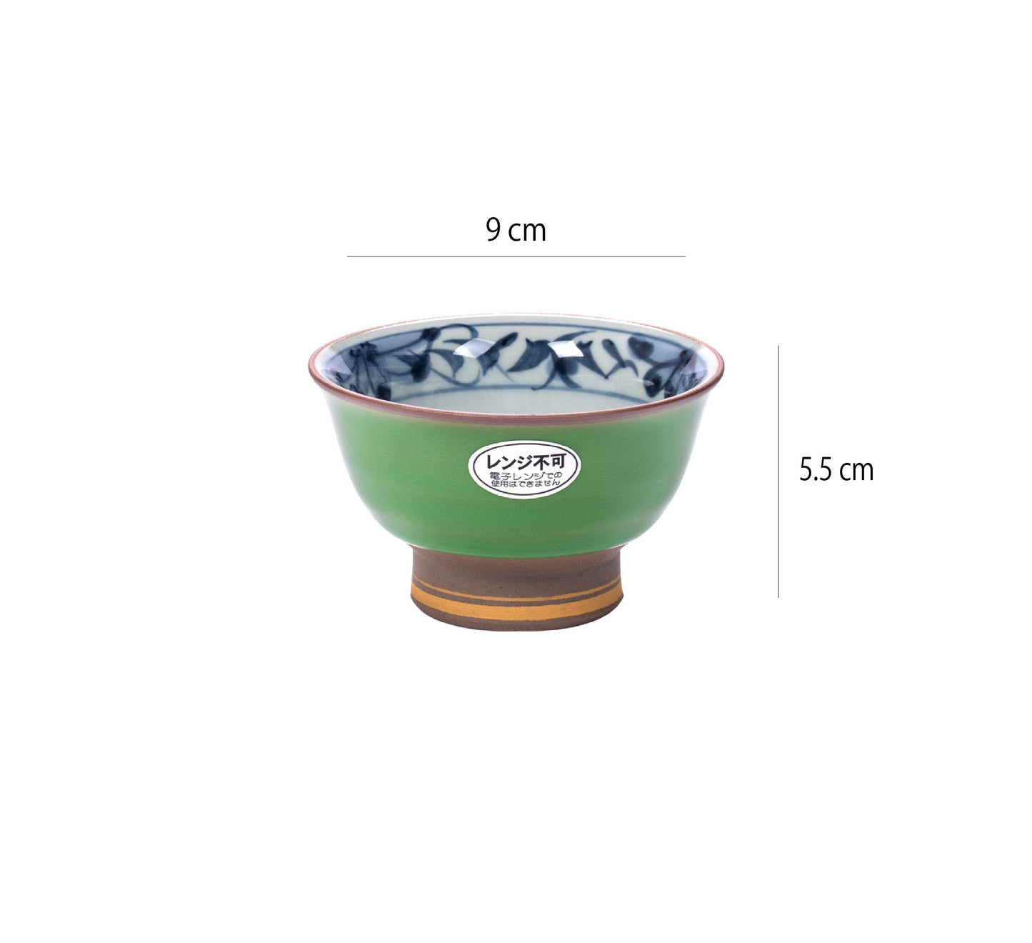 日本製波佐見燒白岳手工杯 | 翠唐草 | 口徑 8 cm 陶瓷 杯 - 好生活實驗所