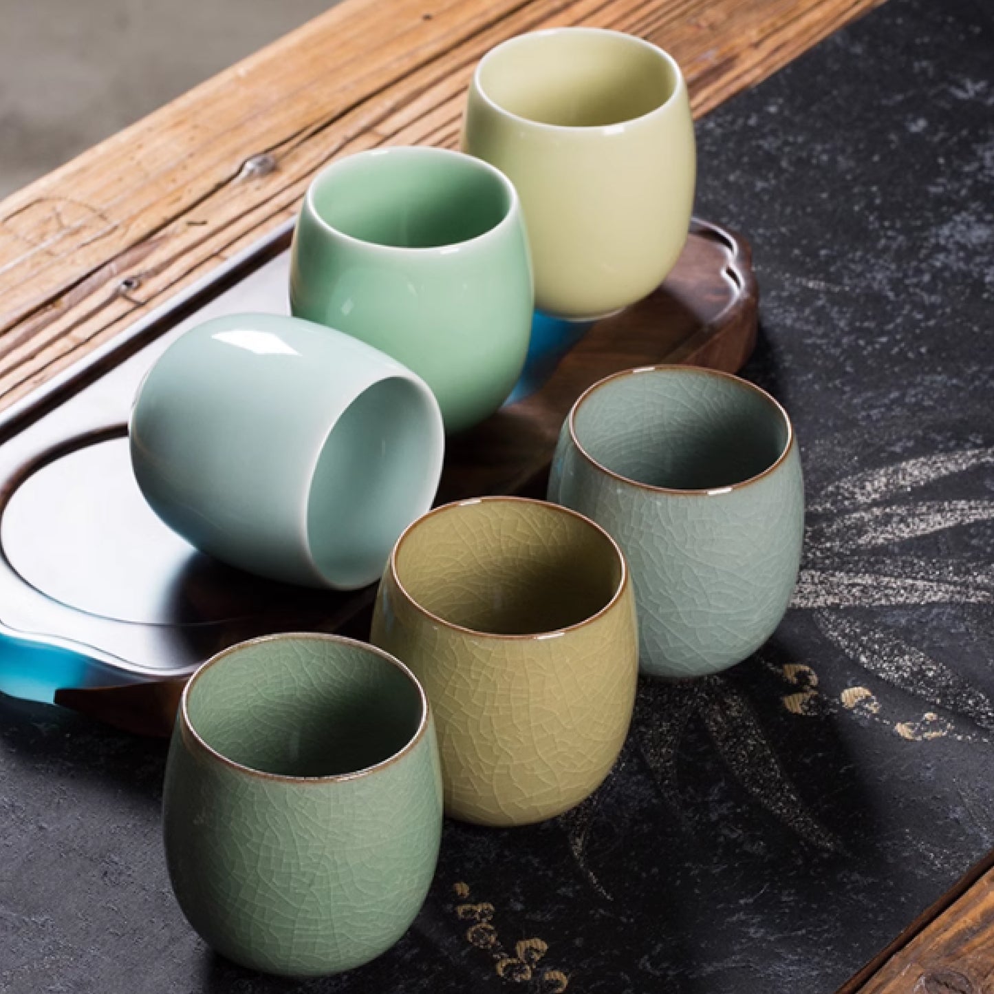 透純色陶瓷蛋型杯 | 3色 | 口徑 7 cm 陶瓷 杯