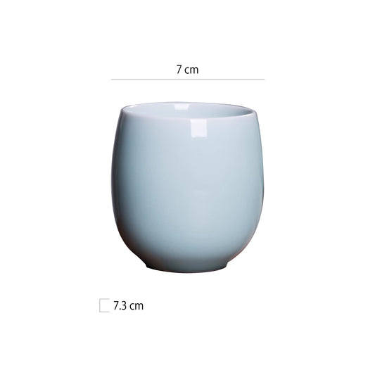 透純色陶瓷蛋型杯 | 3色 | 口徑 7 cm 陶瓷 杯