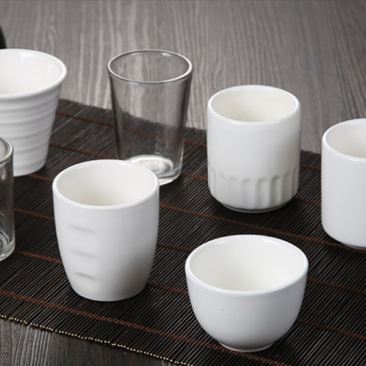 白瓷江中杯 | 白色 | 口徑 7.5 cm 陶瓷 杯