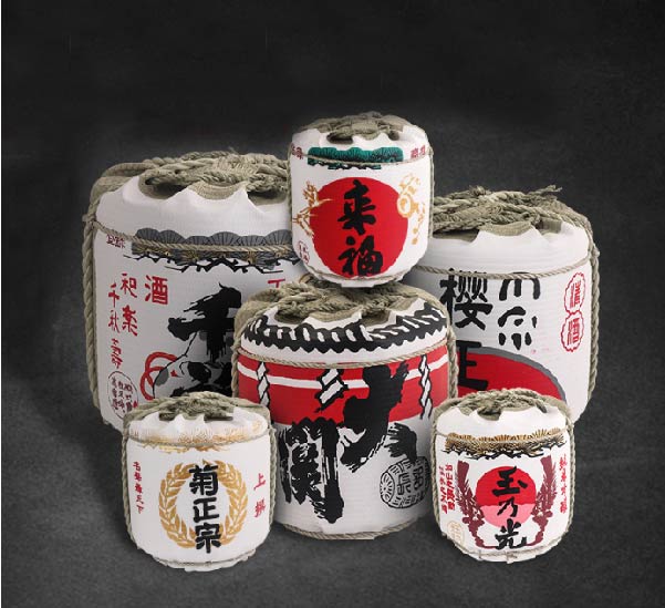 日式裝飾酒樽 | 菊正宗多款 | 直徑18~56 cm 棉麻 擺飾 - 好生活實驗所