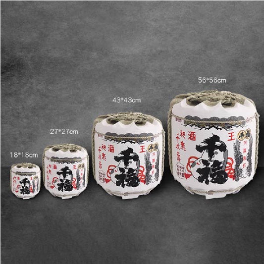 日式裝飾酒樽 | 招財貓多款 | 直徑18~56 cm 棉麻 擺飾