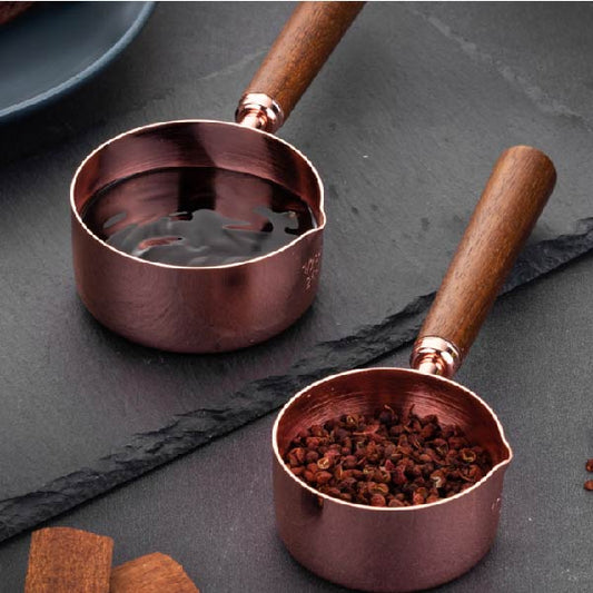 不鏽鋼醬料杯 | 玫瑰金 | 口徑5.3~8 cm 304不鏽鋼 1/4~1/1長木柄鍋