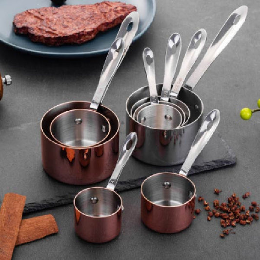 不鏽鋼醬料鍋 | 銀 | 口徑5.3~8 cm 304不鏽鋼 1/4~1/1長鋼柄鍋