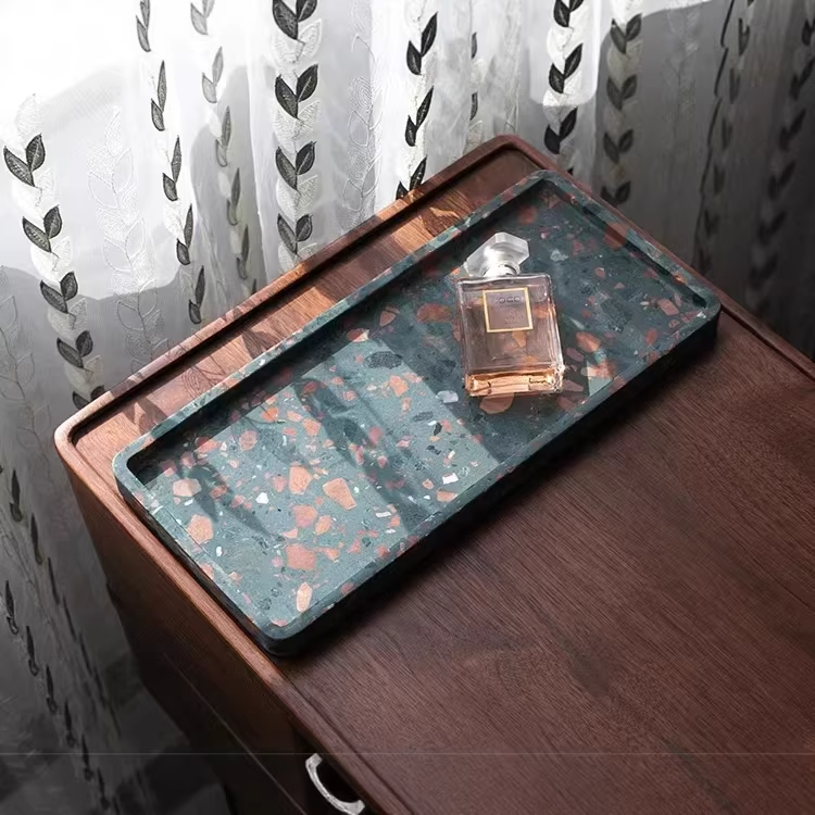 訂製品牌訂製/客戶禮品/廣告贈品_水磨石大理石托盤
