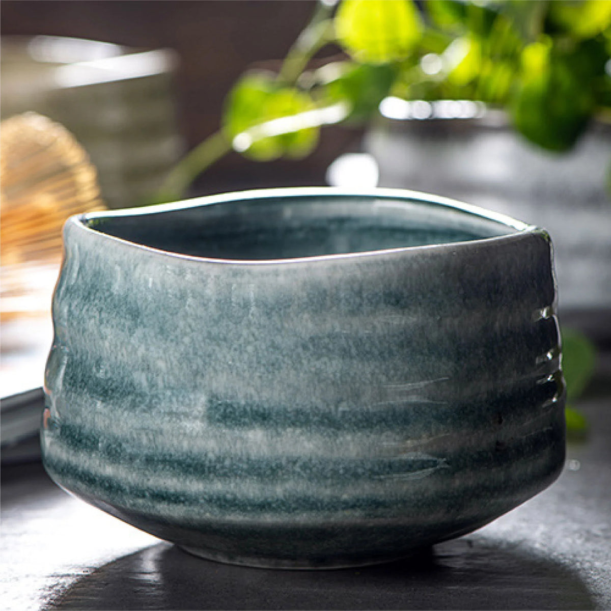 日式抹茶碗 | 墨藻綠 | 11.3 cm 陶瓷 碗 - 好生活實驗所