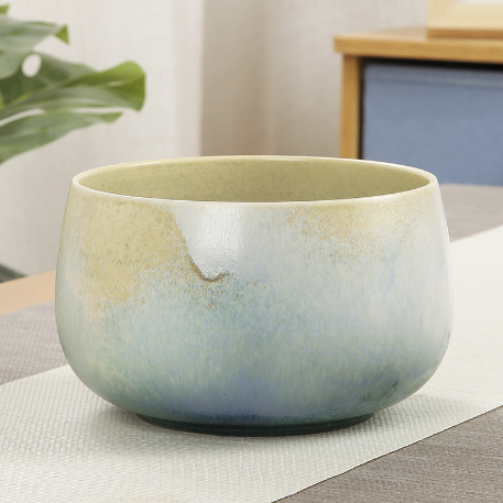 茶碗 | 煙波(藍綠棕) | 口徑 15.5 cm 陶瓷 碗