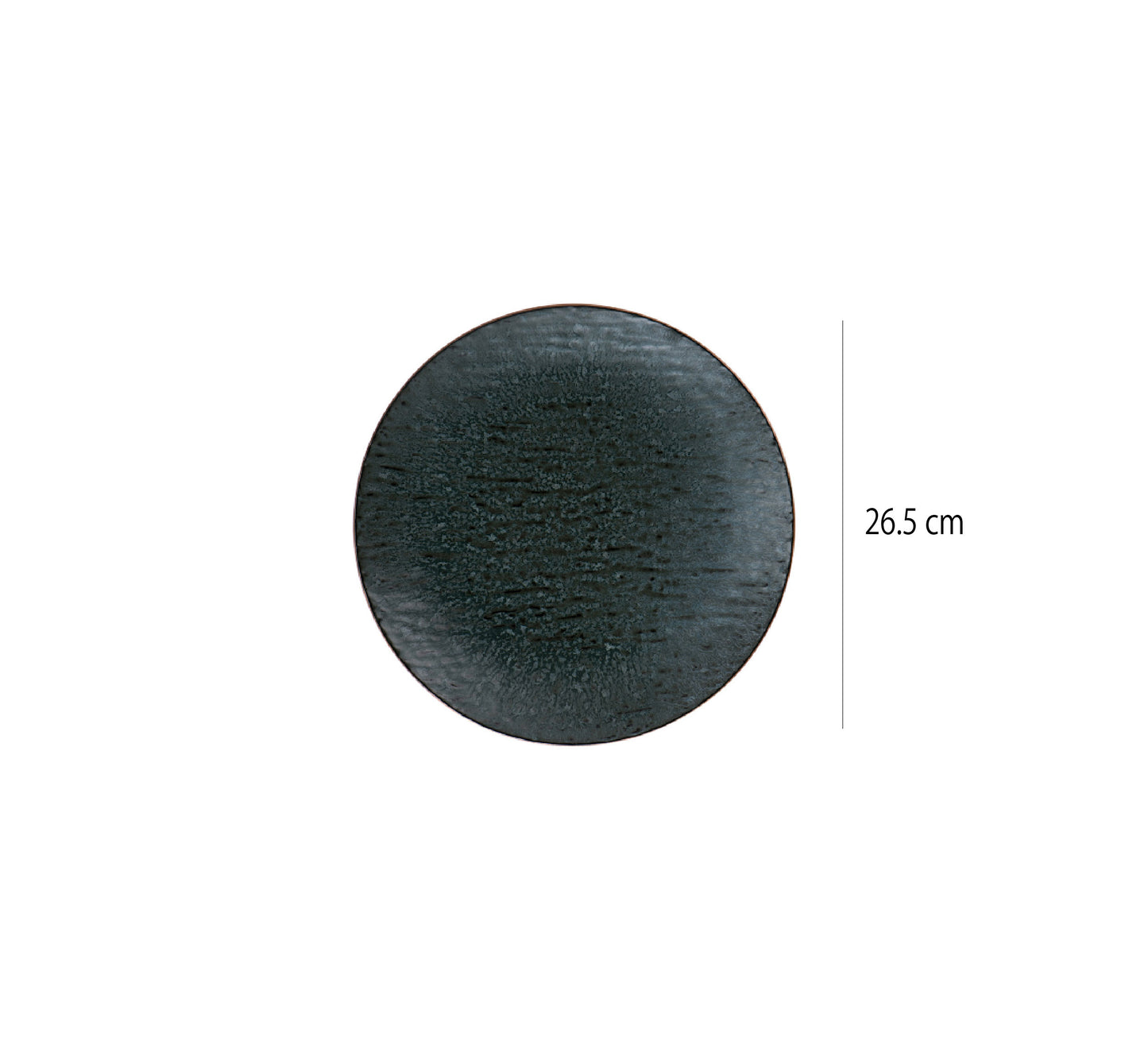 石紋盤 | 墨綠 | 26.5 cm 陶瓷 中淺盤 - 好生活實驗所