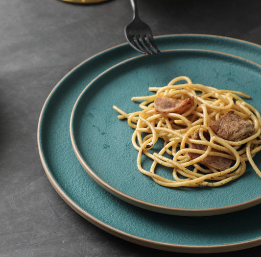 撞色淺盤 | 粉白 | 27.1 cm 陶瓷 大淺盤