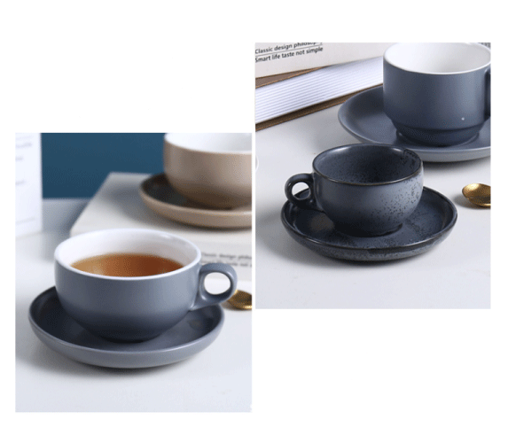 畢斯咖啡杯 | 純白 | 7.5 cm 陶瓷 小杯盤組
