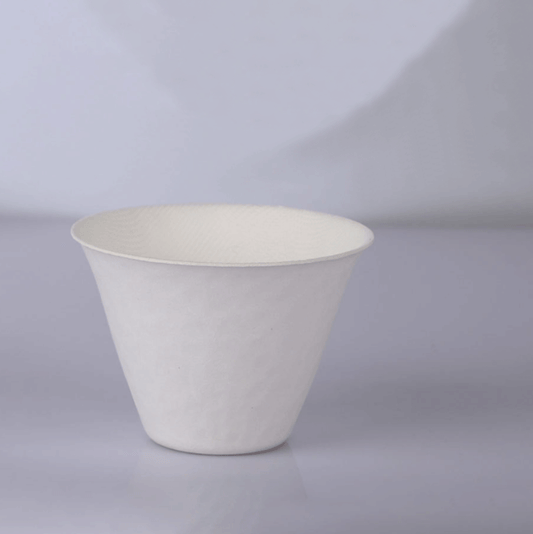 日式環保可降解紙杯 | 原色 | 口徑 8.5 cm 蔗漿紙 茶杯