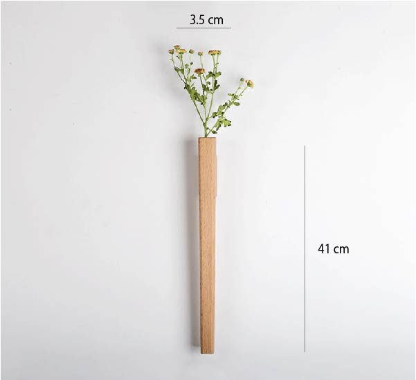 壁掛原木花器 | 德國櫸木 | 長 41 cm 原木 壁掛型 - 好生活實驗所